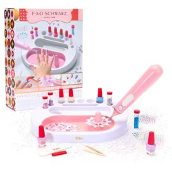 FAO Schwarz Glitz & Glam Nail Studio Custom Press-On Nail Kit