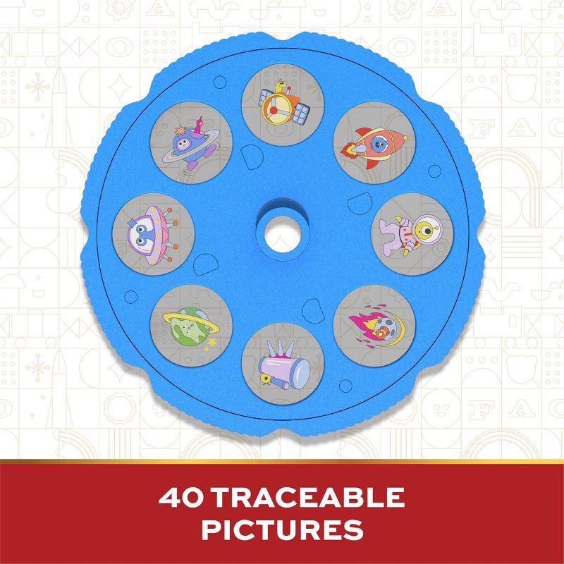 slide 4 of 8, FAO Schwarz Art Tracing Projector 34pc Set, 34 ct