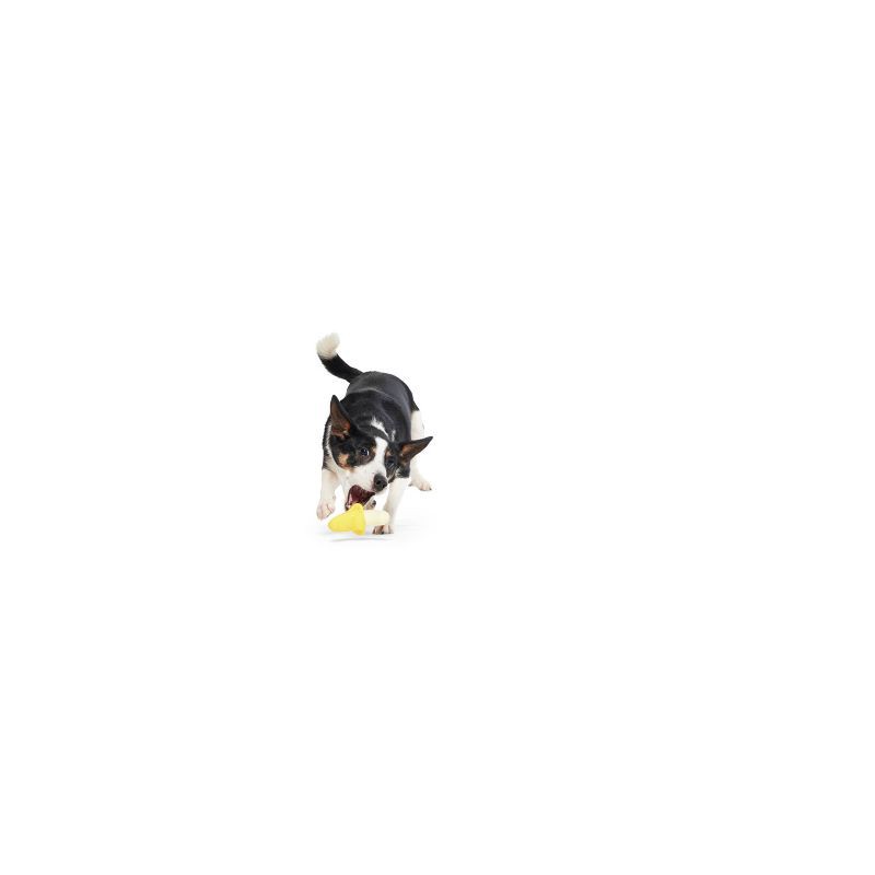 slide 5 of 6, BARK Ba-gnaw-na Super Chewer Dog Food Shaped Toy, 1 ct