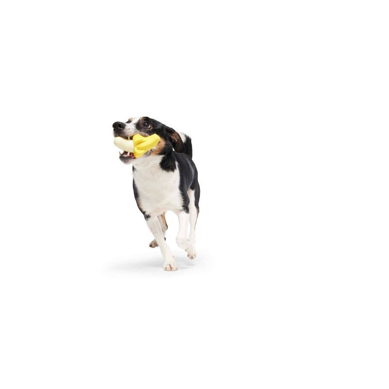 slide 6 of 6, BARK Ba-gnaw-na Super Chewer Dog Food Shaped Toy, 1 ct