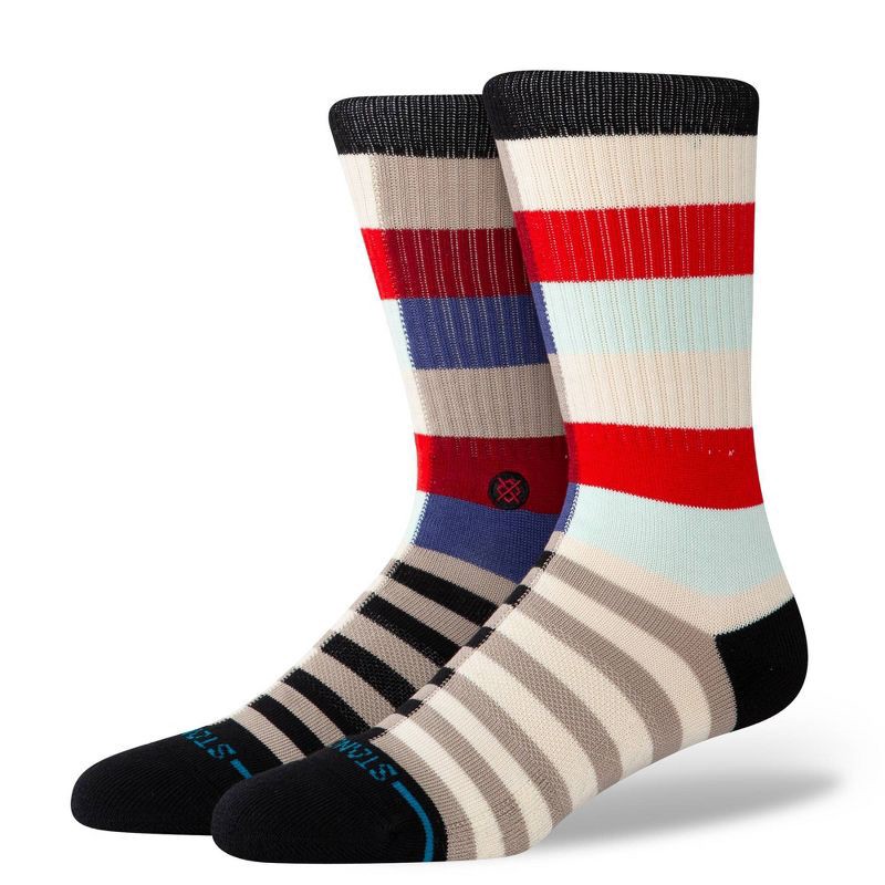 slide 1 of 5, STANCE Men's Stack Em High Crew Socks - 6-12, 1 ct