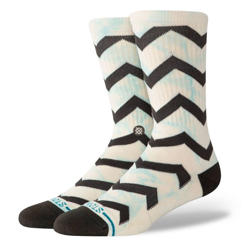 slide 1 of 5, STANCE Men's Chev Dye Canvas Crew Socks - 6-12, 1 ct