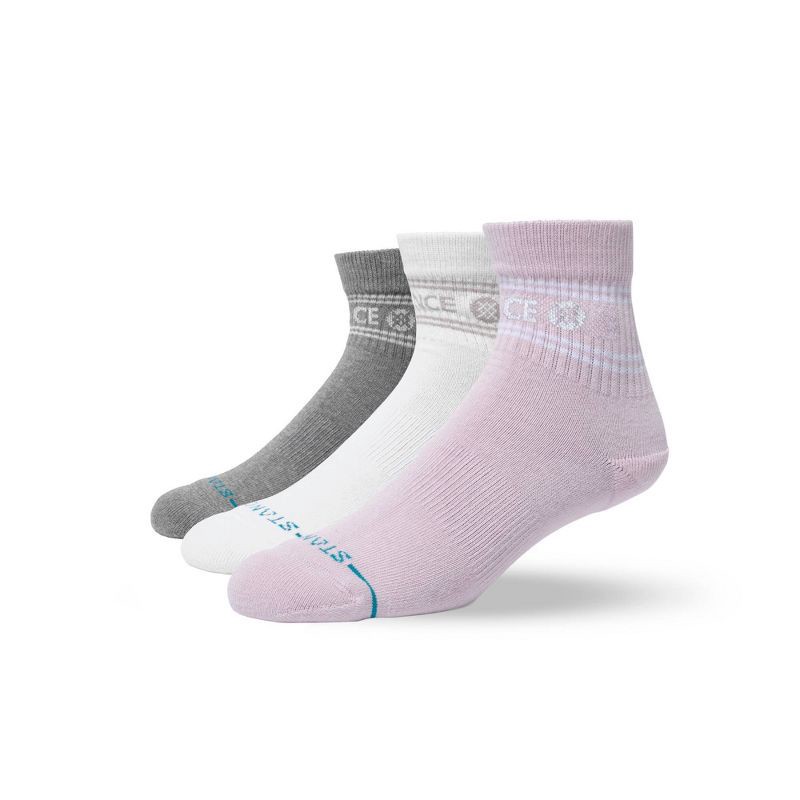 slide 1 of 7, STANCE Men's Vital Quarter Crew 3Pk Socks - 6-12, 3 ct
