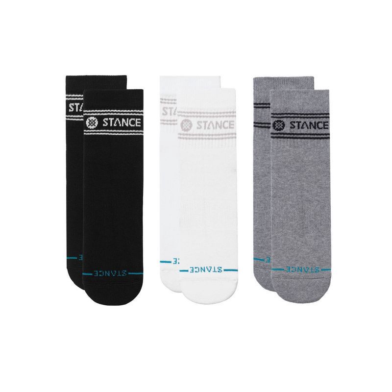 slide 2 of 11, STANCE Men's Vital Quarter Crew 3 Pk Socks - 6-12, 3 ct