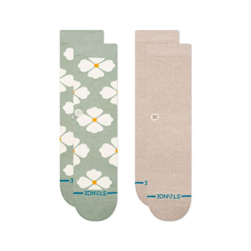 slide 2 of 8, STANCE Men's Tiled 2 Pk Crew Socks - 6-12, 2 ct