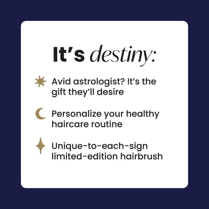 slide 4 of 9, Tangle Teezer Ultimate Detangler Hair Brush Zodiac - Leo, Jul 23-Aug 22 - Blue, 1 ct