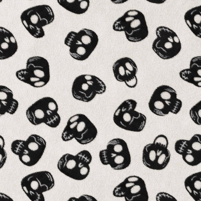 slide 5 of 5, Skulls Plush Throw Blanket - Hyde and EEK! Boutique™, 1 ct