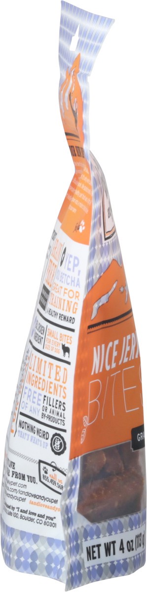 slide 11 of 13, I and Love and You Grain Free Nice Jerky Bites Holistic Chicken + Duck Recipe Dog Treats 4 oz, 4 oz