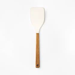 Acacia Wood/Silicone Turner Cream - Figmint™