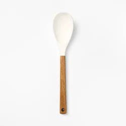 Acacia Wood/Silicone Spoon Cream - Figmint™