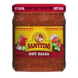 Santitas Salsa Hot Jar Dip - 15.5oz