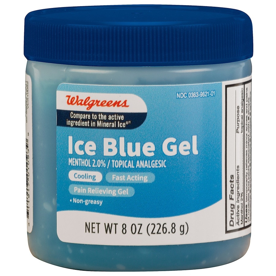 slide 1 of 1, Walgreens Ice Blue Gel Mint, 8 oz