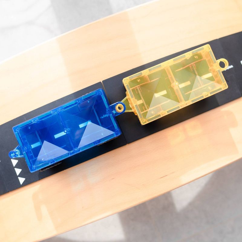 slide 2 of 7, CONNETIX Magnetic Tiles Bright Car Pack Building Blocks 2pc, 2 ct