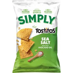 Simply Tostitos Tortilla Chips Sea Salt and Avocado Oil - 5.5oz