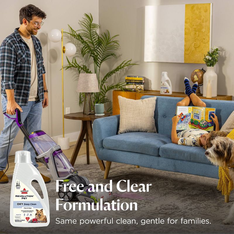 slide 3 of 10, BISSELL Free & Clear New Family Oxy Mess Rescue Upright Deep Cleaning Formula - 60oz, 60 oz