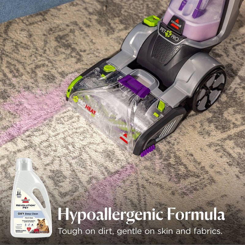 slide 4 of 10, BISSELL Free & Clear New Family Oxy Mess Rescue Upright Deep Cleaning Formula - 60oz, 60 oz