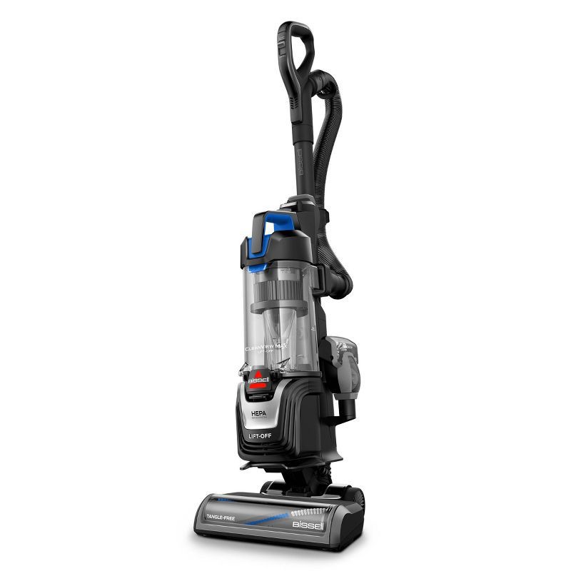 slide 1 of 6, BISSELL CleanView Max Lift Off Tangle-Free Brush Roll Vacuum Cleaner 3988 25' 11.7" Cleaning Path Cobalt, 1 ct