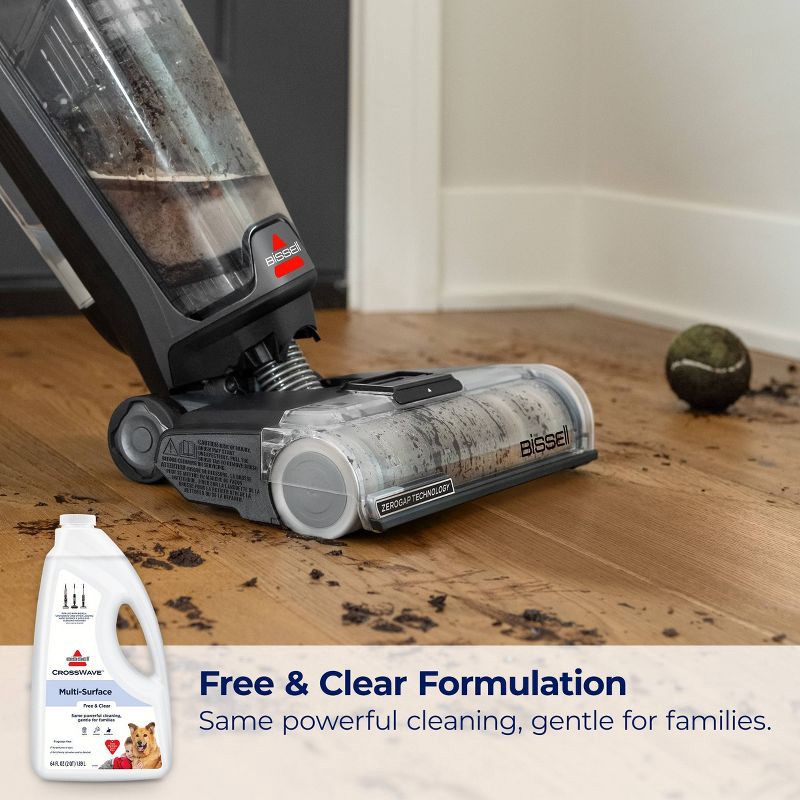 slide 5 of 7, BISSELL Free & Clear New Family Mess Rescue Multi-Surface Formula - 64oz, 64 oz