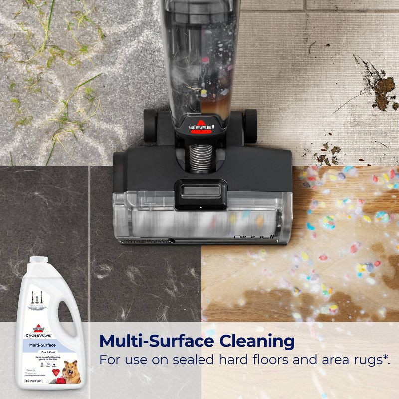 slide 7 of 7, BISSELL Free & Clear New Family Mess Rescue Multi-Surface Formula - 64oz, 64 oz