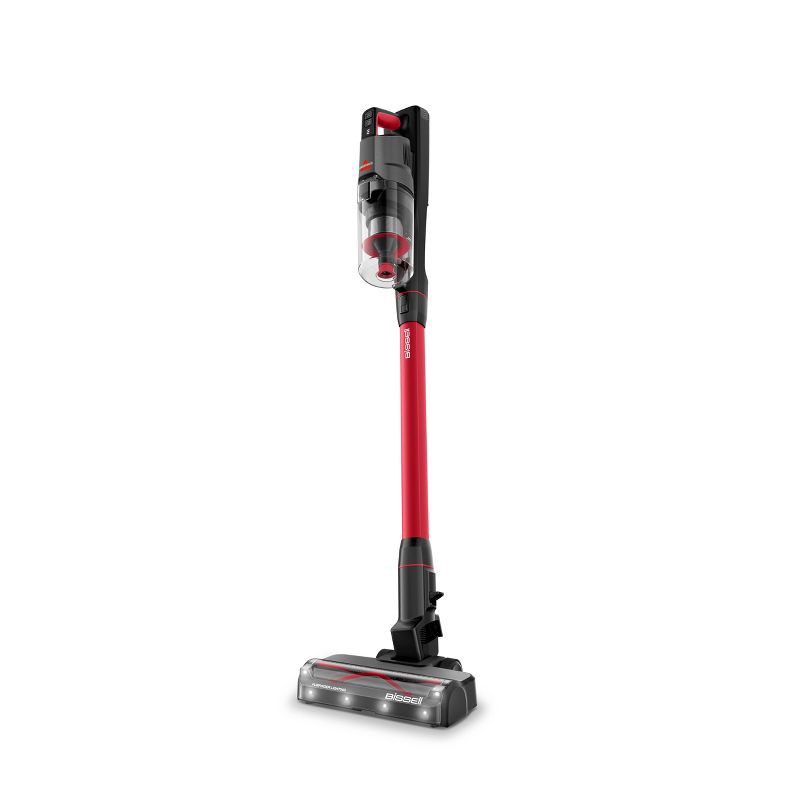 slide 2 of 7, BISSELL PowerClean FurGuard Rechargeable Cordless Pet Vacuum 4137 10.5" Cleaning Path Red, 1 ct