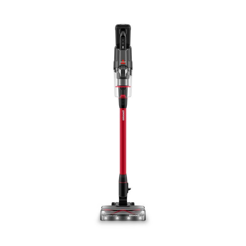 slide 1 of 7, BISSELL PowerClean FurGuard Rechargeable Cordless Pet Vacuum 4137 10.5" Cleaning Path Red, 1 ct