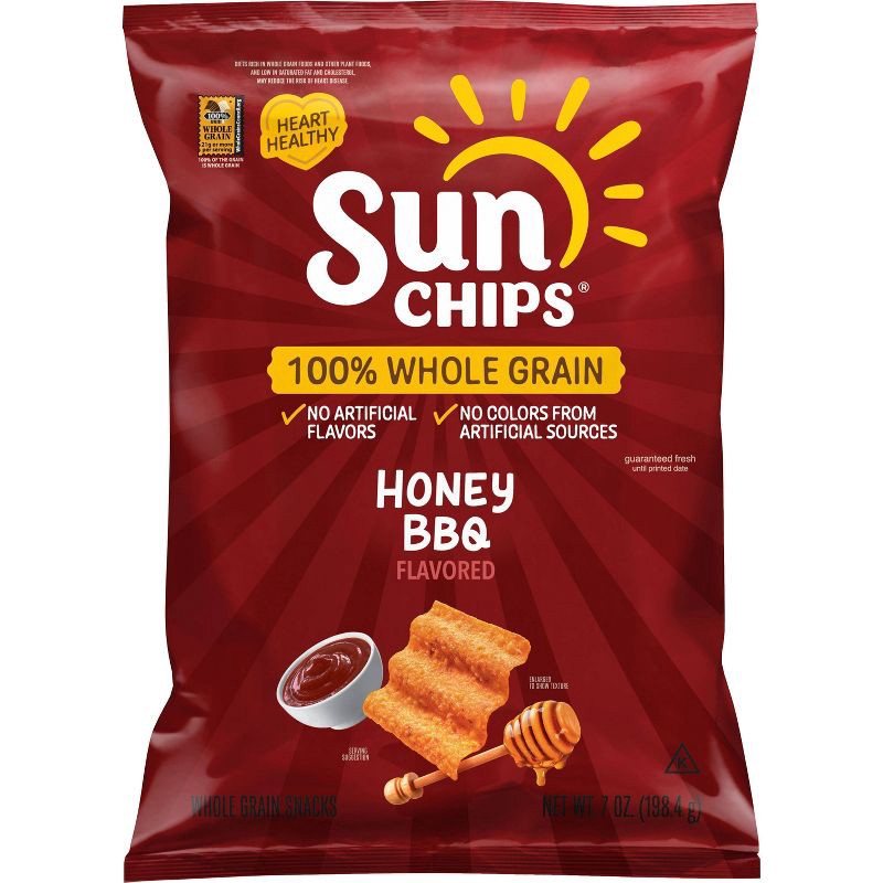 slide 1 of 6, Sunchips Honey BBQ Chips - 7oz, 7 oz