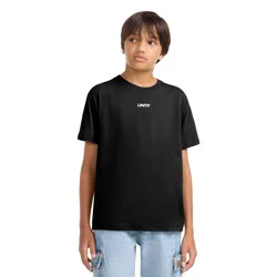 Levi's® Boys' Short Sleeve Metallic Logo T-Shirt - Black XL