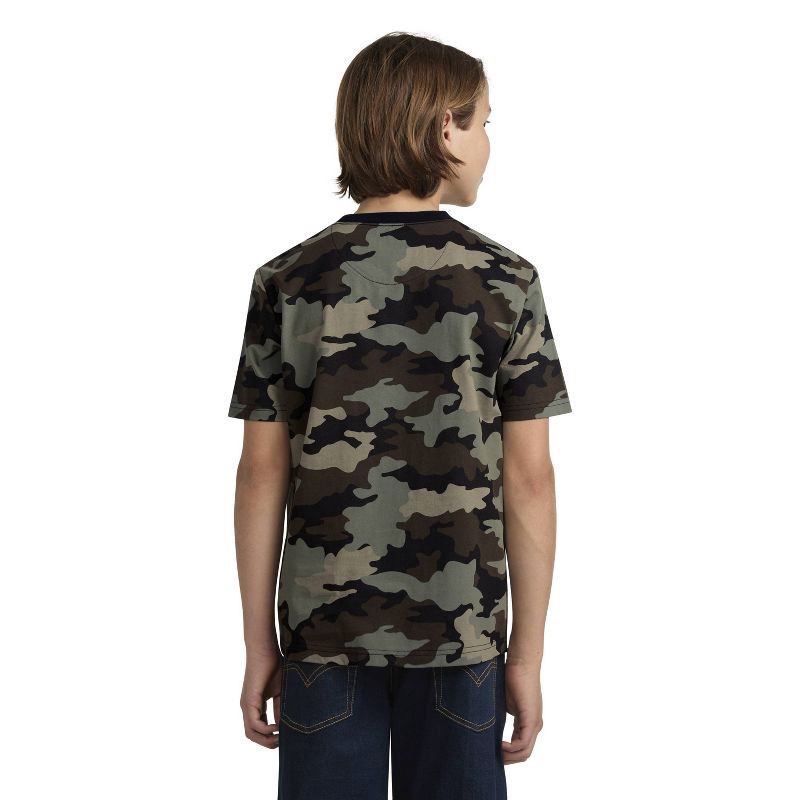 slide 2 of 3, Levi's® Boys' Short Sleeve 'Living Legend' Printed T-Shirt - Camouflage L, 1 ct