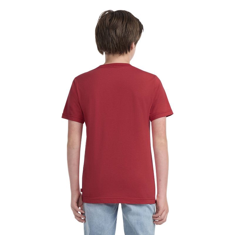 slide 2 of 7, Levi's® Boys' Short Sleeve Pedal Graphic T-Shirt - Red S, 1 ct