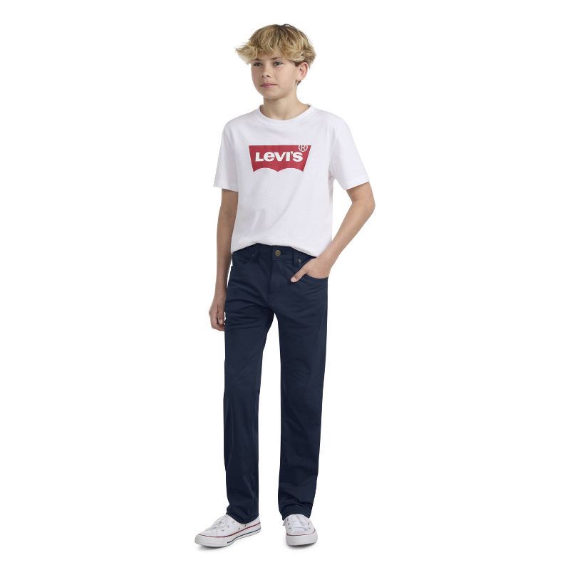 slide 4 of 4, Levi's® Boys' 511 Slim 5-Pocket Pants - Navy Blue 14, 1 ct