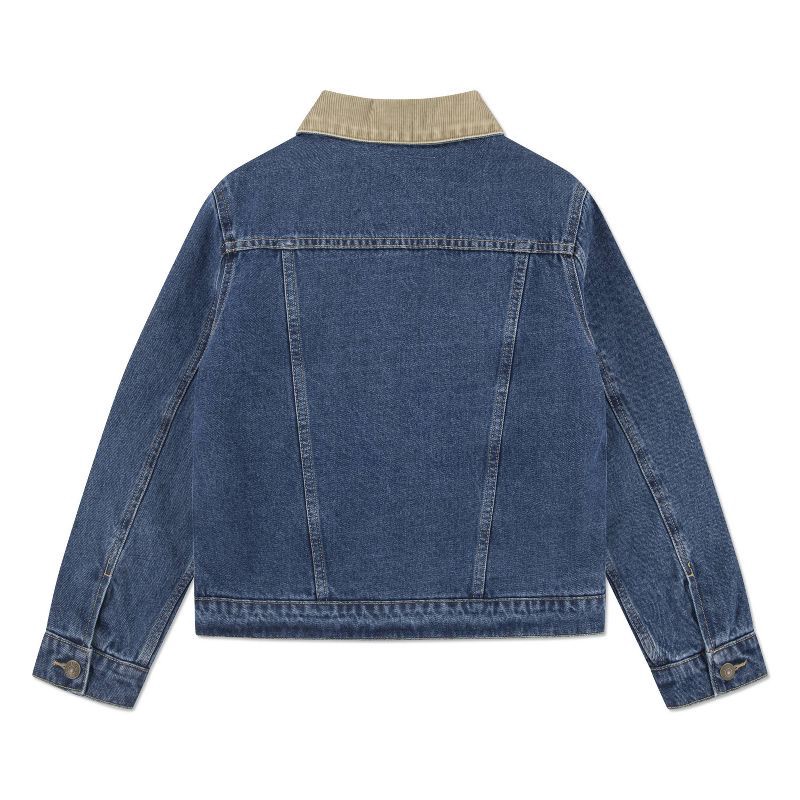 slide 5 of 5, Levi's® Boys' Lined Denim Trucker Jacket - Medium Wash S, 1 ct
