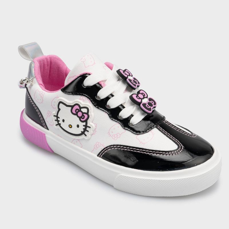 slide 1 of 5, Kids' Hello Kitty Sneakers - Pink 2, 1 ct