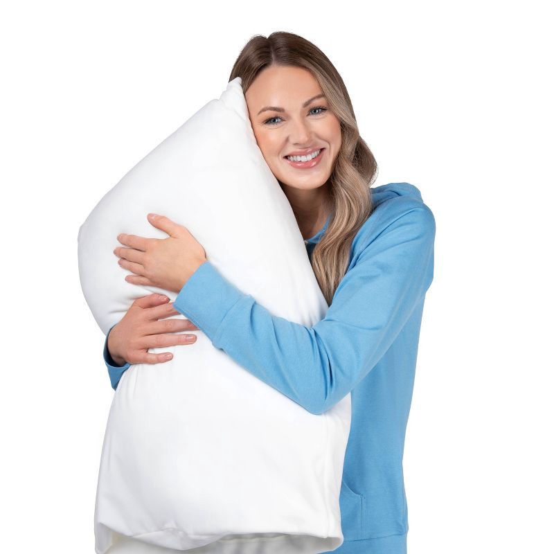 slide 5 of 9, SquishPillow by Original Squishmallows Standard Ultra Soft Pillowcase Cover White, 1 ct