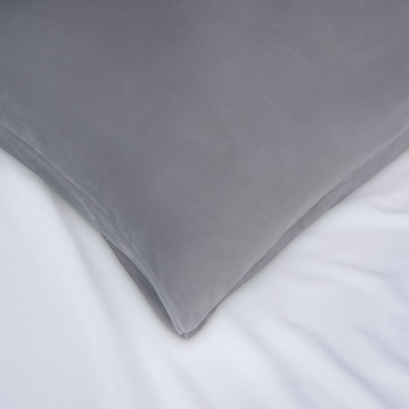 slide 6 of 8, SquishPillow by Original Squishmallows Standard Ultra Soft Pillowcase Cover Gray, 1 ct