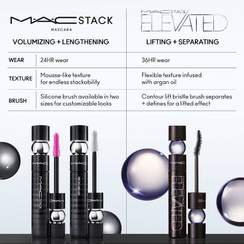 slide 5 of 7, MAC MACStack Elevated Mascara - 0.41 fl oz - Ulta Beauty, 0.41 fl oz