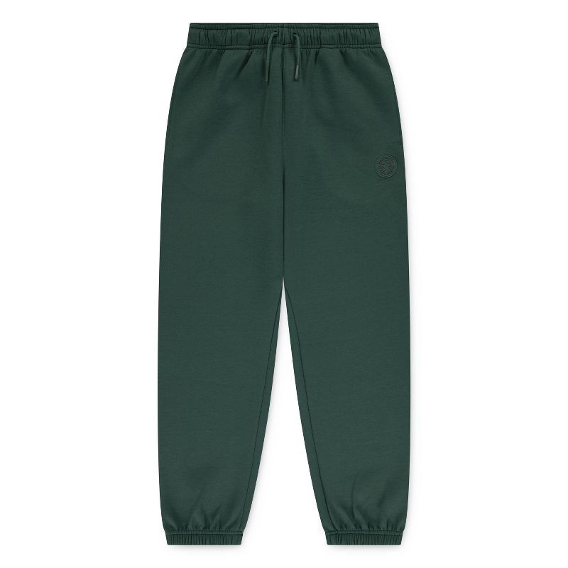 slide 4 of 5, Converse® Boys' Fleece All Star Logo Pull-On Jogger Pants - Green L, 1 ct