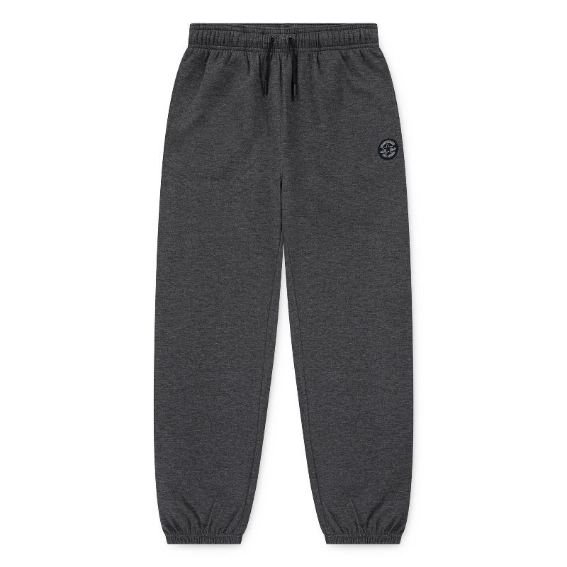 slide 4 of 5, Converse® Boys' Fleece All Star Logo Pull-On Jogger Pants - Charcoal Gray XL, 1 ct