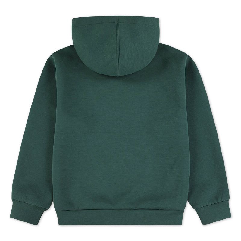slide 5 of 5, Converse® Boys' Fleece All Star Logo Pull-Over Hooded Sweatshirt - Green XS, 1 ct