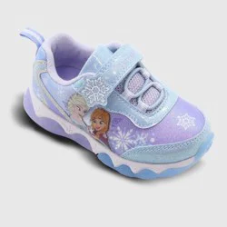 Toddler Disney Frozen Athletic Sneakers - Purple/Blue 11T