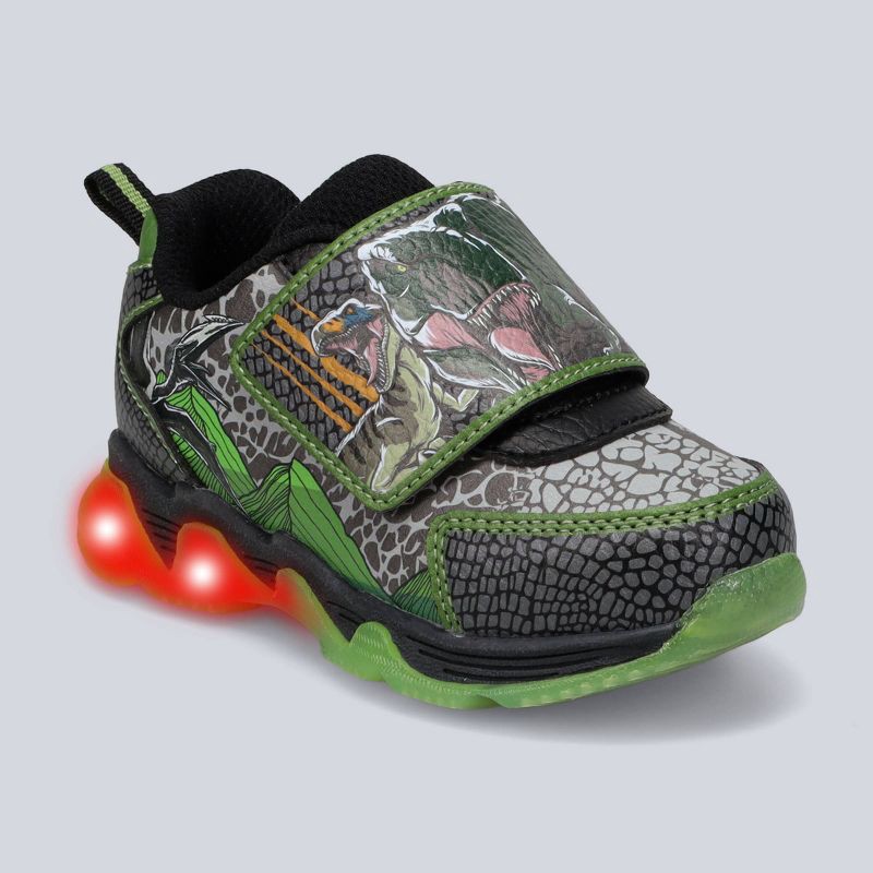 slide 1 of 4, Jurassic World Toddler Jurassic Athletic Sneakers - 7T, 1 ct