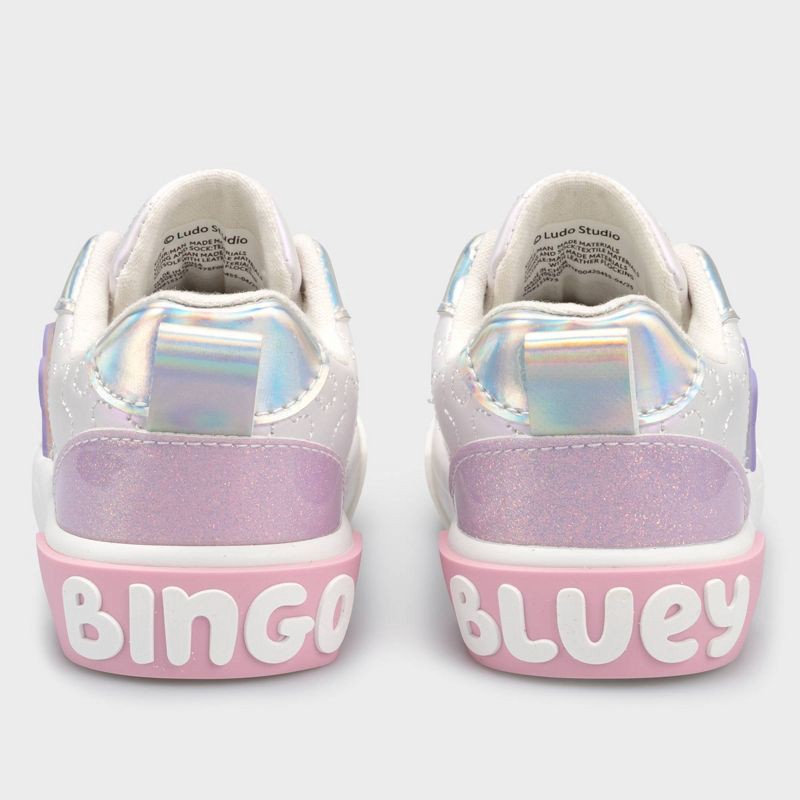 slide 5 of 5, Toddler Bluey Sneakers - Purple 8T, 1 ct