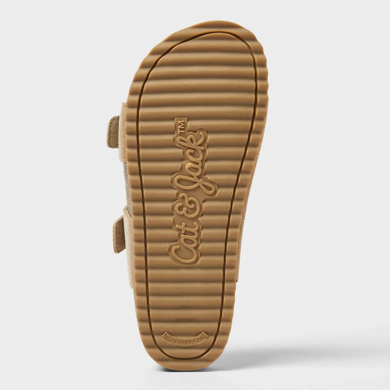 slide 4 of 4, Kids Drew Footbed Sandals - Cat & Jack™ Taupe 2, 1 ct