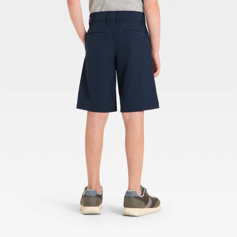 slide 2 of 3, Boys' Uniform Quick Dry Shorts - Cat & Jack™ Blue 18, 1 ct