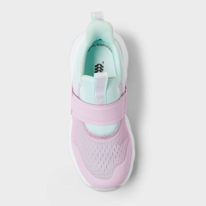 slide 3 of 4, Kids' Dillon Slip-On Performance Sneakers - All In Motion™ Purple 4, 1 ct