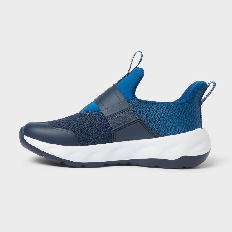 slide 2 of 4, Kids' Dillon Slip-On Performance Sneakers - All In Motion™ Navy Blue 4, 1 ct