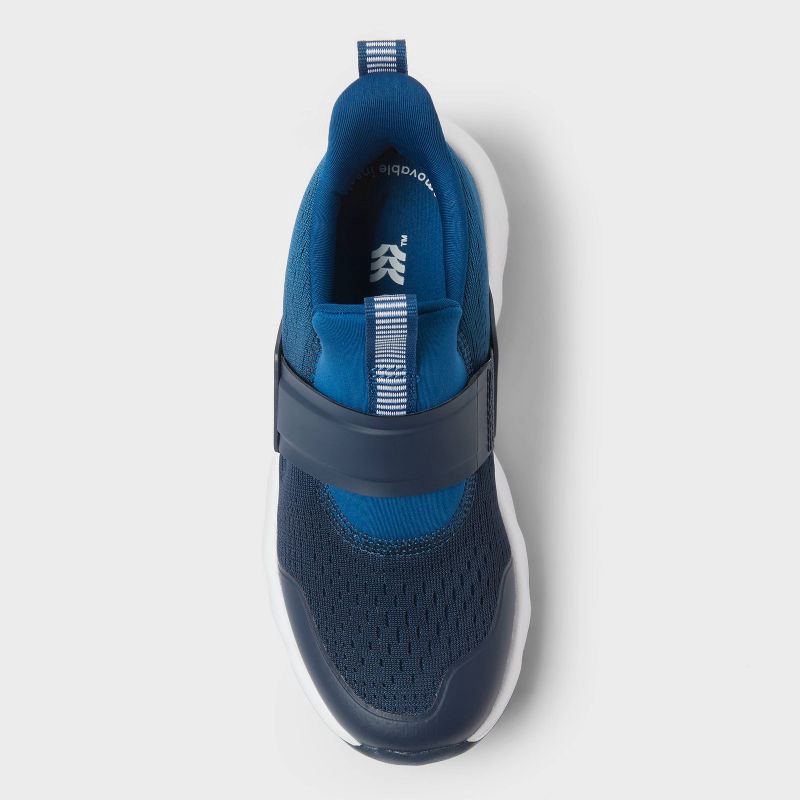 slide 3 of 4, Kids' Dillon Slip-On Performance Sneakers - All In Motion™ Navy Blue 4, 1 ct