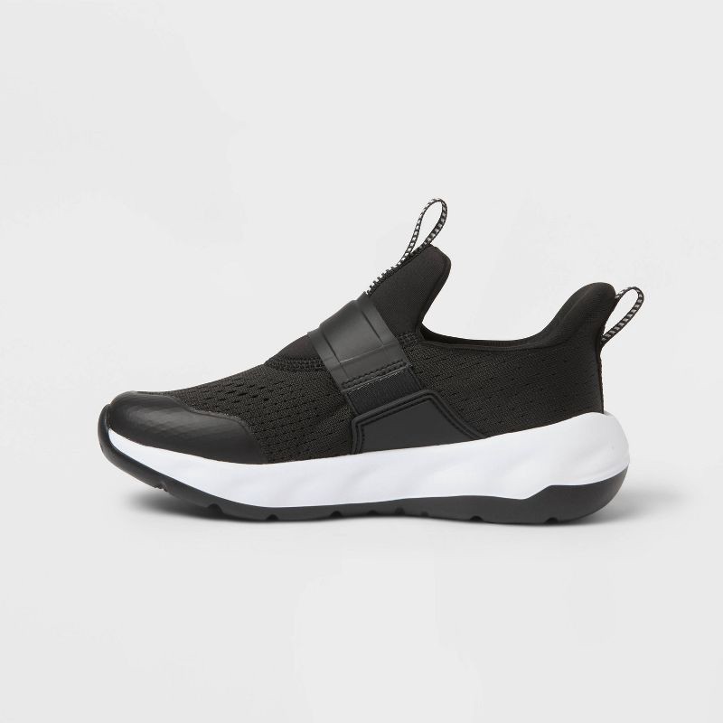 slide 2 of 4, Kids' Dillon Slip-On Performance Sneakers - All In Motion™ Black 2, 1 ct