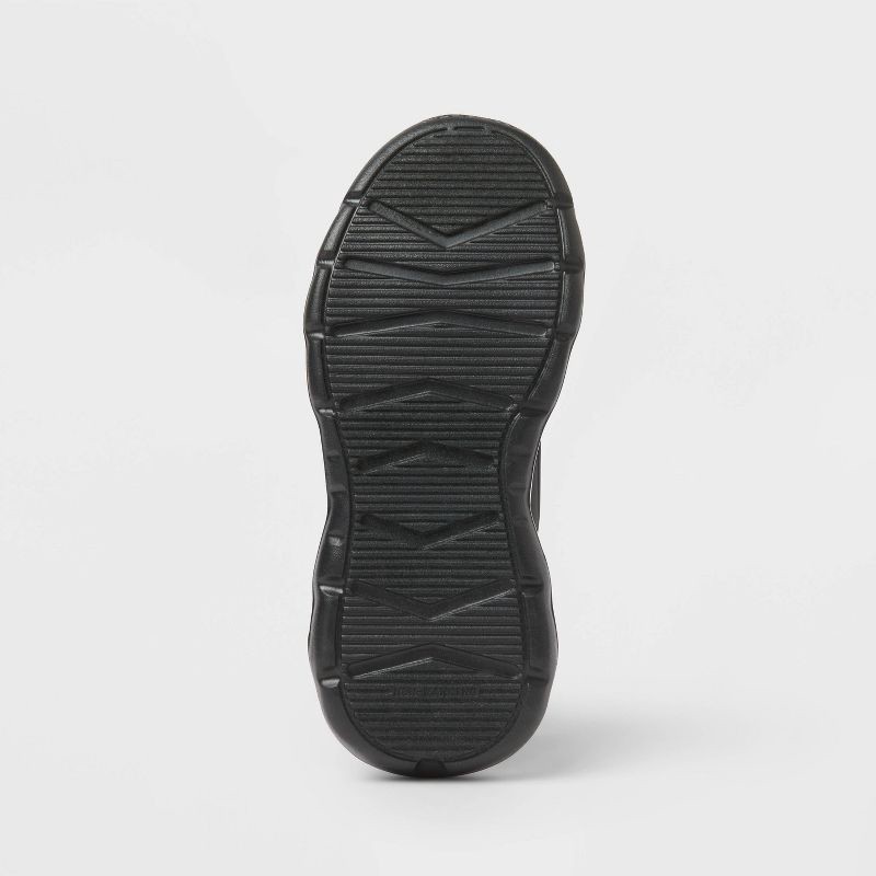 slide 4 of 4, Kids' Dillon Slip-On Machine Washable Performance Sneakers - All In Motion™ Black 4, 1 ct