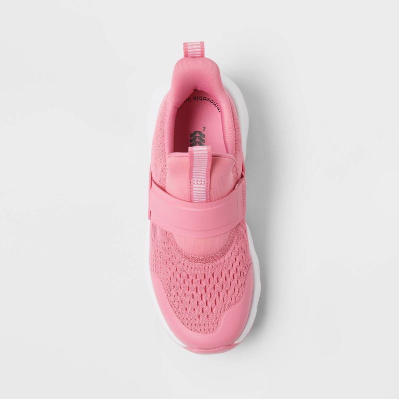 slide 3 of 4, Kids' Dillon Slip-On Performance Sneakers - All In Motion™ Pink 3, 1 ct