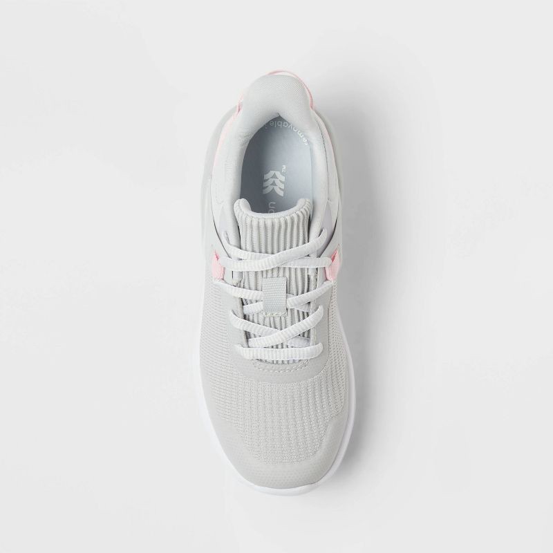 slide 3 of 4, Kids' Ira Lace-Up Machine Washable Performance Sneakers - All In Motion™ Gray 4, 1 ct